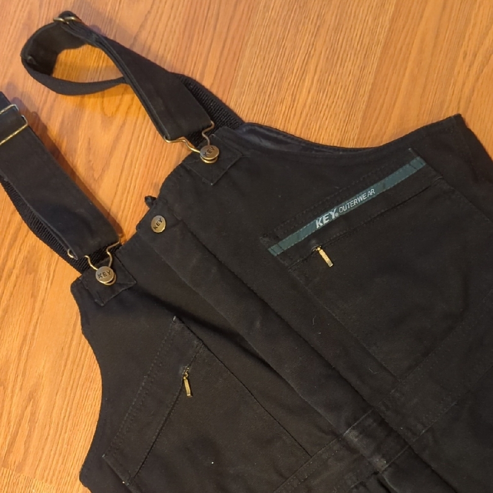 Men's Black Overalls
